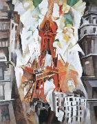 robert delaunay champs de mars la tour rouge oil painting picture wholesale